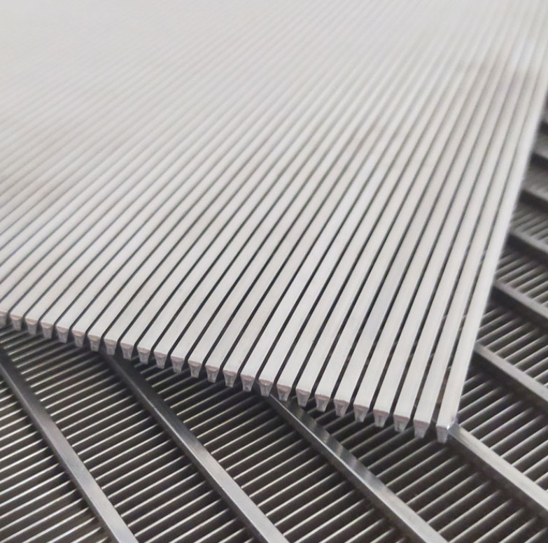 Stainless Steel Wedge Wire Screens Filters Panel Continuous Slot Opening