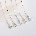 Starry 2.1g 17.7in Long Silver Chain S925 18 Inch Silver Chain SGS