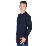 NFPA2112 Navy FR Shirt Mining Industry Work Henley T Shirt FR Men Cloth