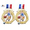 Buy cheap Basketball 65×4MM Cut Out Medals from wholesalers