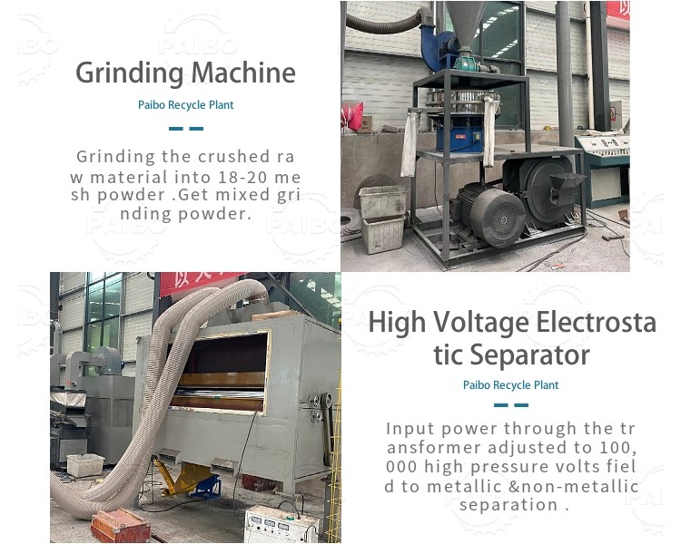 Aluminum Composite Panel Recycle Machine Scrap Medical Blister Separation Recycling Machine