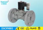 PVC Plastic Solenoid Valve , Flange Connection Weak Acid / Alkali 50mm Solenoid