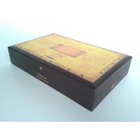 Buy cheap Printed Rigid Board Gift Packaging Box With Sponge Tray, Hot Stamping Luxury product