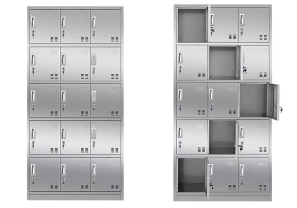 Buy cheap Anti Dust Tall Employee Medicine Display Cabinet , 15 Door Storage Chest For Bedroom from wholesalers