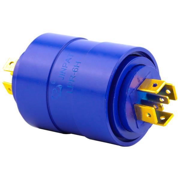 380v Pin Industrial Slip Ring Gold Plated Pin 4 Circuit 15A IP40 Slip Ring
