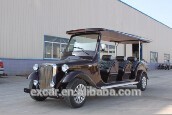 CE Approved Vintage Golf Carts Enclosed Type 80KM Range DC System