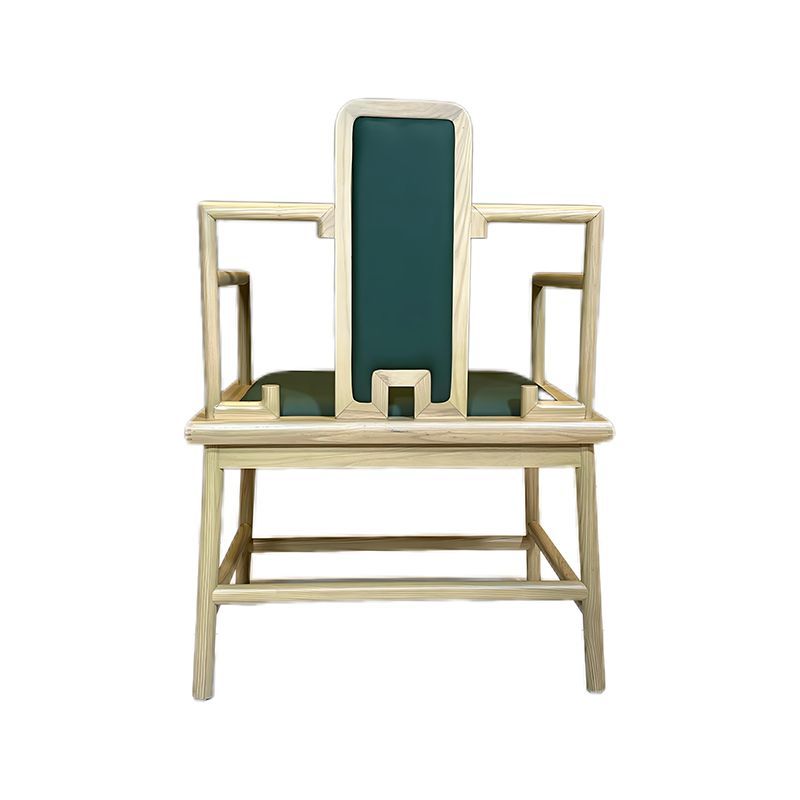 Wholesale Chinese Style Durable Solid Ash Wood Armrest Leisure Chair Hotel Furniture