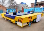 High temperature electric driven steel ladle transfer car on curved rail