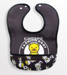 Safety Waterproof Baby Bib , Toddler Feeding Bibs 100% Polyester Washable