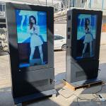 55 65 Inch Waterproof Advertising Screen Digital Signage Kiosk Outdoor LCD