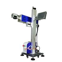 Buy cheap 30W / 50W Flying Online Fiber Laser Marking Machine For Metal product