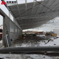 Buy cheap Steel Structure Workshop Metal Frame Warehouse High Intensity product
