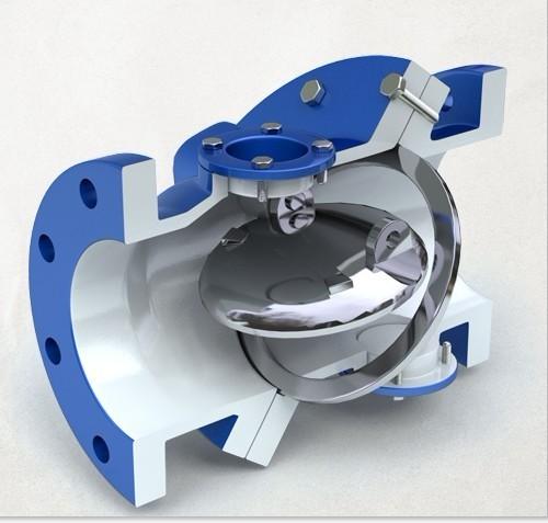 Buy cheap 45 Degree Non Return Valves Clappet / Water check valve swing type from wholesalers