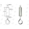 Buy cheap Large Hook Aircraft Cable Suspension Systems / Brass Cable Gripper Nickel Color from wholesalers