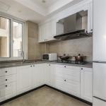 Small Modern Kitchen Countertop Cabinet With Melamine Door Finish