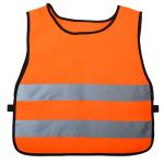 5cm Orange Reflective High Visibility Safety Vest 18.5*16.5 Inches