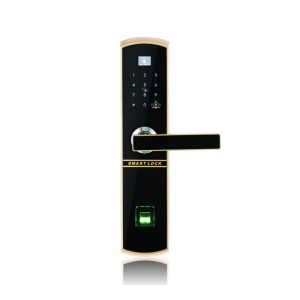 Anti Theft Fingerprint Password Door Lock With Screen