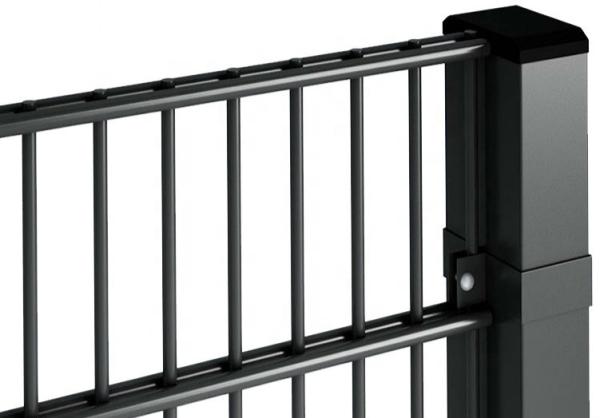 Buy cheap Black Welded Farm 3000cm Double Wire Fence from wholesalers