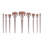 Synthetic Hair 9 Piece Cosmetic Makeup Brush Set For Makeup Artist