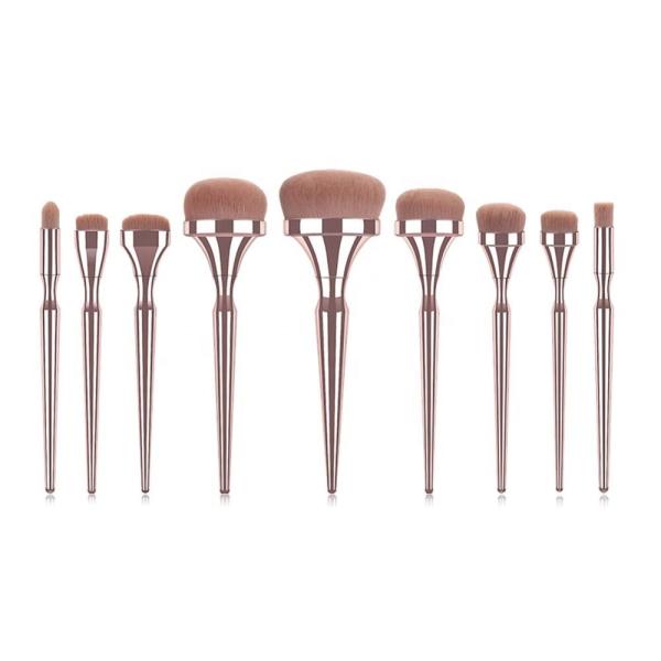 Buy cheap Synthetic Hair 9 Piece Cosmetic Makeup Brush Set For Makeup Artist from wholesalers
