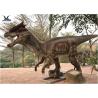 Buy cheap Giant Dilophosaurus Model Outdoor Dinosaur Yard Art Customize Color / Size from wholesalers