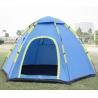 Buy cheap Popular 3 to 4 Person Quick Up Tent Fast Pitch Outdooor Camping Tent OEM Made Logo Printed as Design(HT6054) from wholesalers