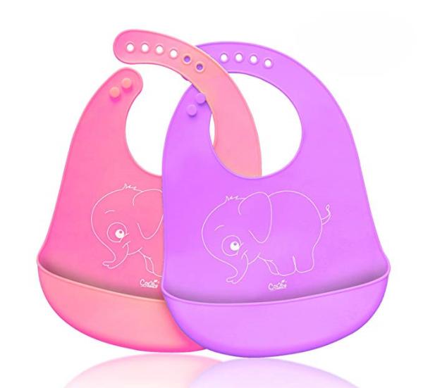 Buy cheap Waterproof Soft Silicone Baby Apron Bib Easily Wipes Clean Customized Size from wholesalers