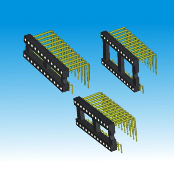 Buy cheap 2.54 Pin IC SOCKET PPS Insulator Female Socket Connector 3.0A from wholesalers