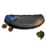 Buy cheap Half Moon Shape Melamine Dinner Plates Cafeterias Dinnerware from wholesalers