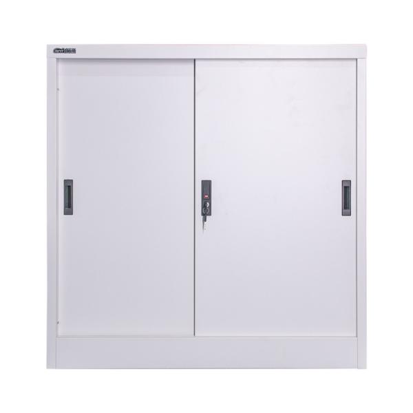 Buy cheap Sliding Door File Cabinet One Shelf Metal Office Cupboard from wholesalers