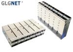 EMI Spring 2x6 QSFP28 Cage Integrated Connectors Mate High Density Application