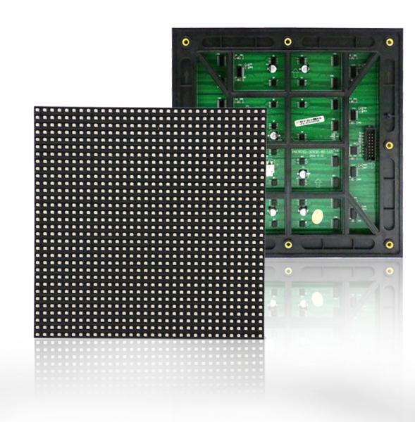 Quality exterior advertising  p6 smd full color led display module with MBI5124 drive IC for sale
