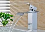 Buy cheap Waterfall Single Hole Bathroom Basin Faucets Solid Brass Materials ROVATE from wholesalers