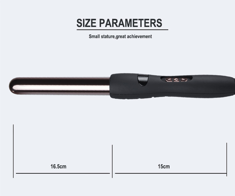 50 60Hz Mini Ceramic Hair Curler , Magic 1 Inch Curling Rod