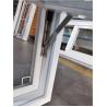 Buy cheap Egress White Vinyl UPVC Hopper Window Windproof Customized Temperd Glass from wholesalers