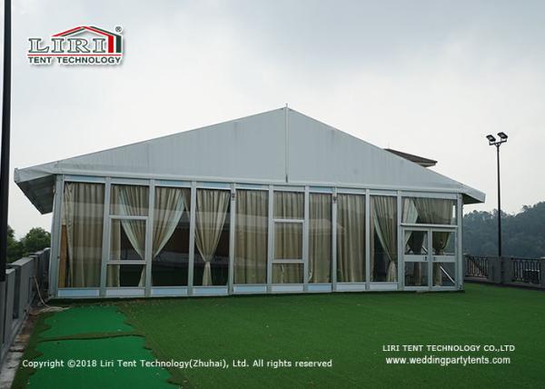 Buy cheap High Safety 12m Wide Sport Event Tents Glass Hard Sidewall For Archery Range from wholesalers