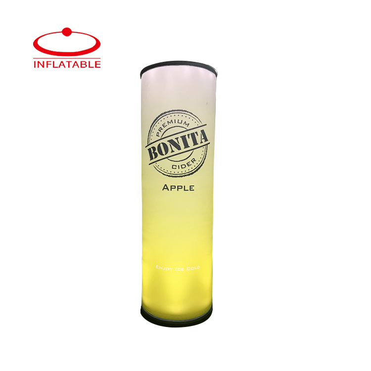 Custom Logo Inflatable Column 3.5m Advertising Classic With Light