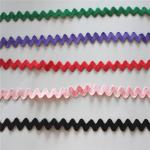 Home Textile 100% Polyester 1.6cm Lace Ric Rac Ribbon