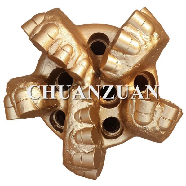 Buy cheap Steel Body Polycrystalline Diamond Drill Bits 165MM 6 1/2 Inch With Middle Cutter from wholesalers