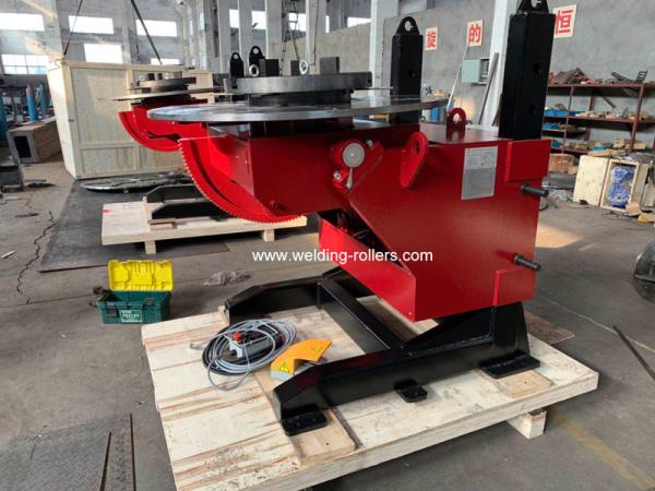Buy cheap Customized 600kg Rotary Welding Positioners Automatic With 0.75kw from wholesalers