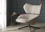 4 Spoke Base 360 Degree Rotatable 0.8cbm Single Sofa Chair