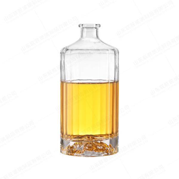 Glass Collar Material Fruit Wine Glass Bottle Vodka Bottle Whisky Bottle for