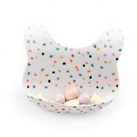 Buy cheap Droolproof Pantone Color Personalized Silicone Bib With Catcher product