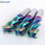75mm 4 Flute Performance 30 Degree 45 Degree TiAlN Coated Square End Mill 12mm