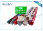 Rolled Packed Pink Color Non Woven Tablecloth For Home / Hotel / Restaurant To