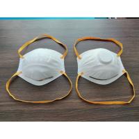 Buy cheap Non Woven 95% Filtering Melt Blown FFP2 Dust Mask With Valve product