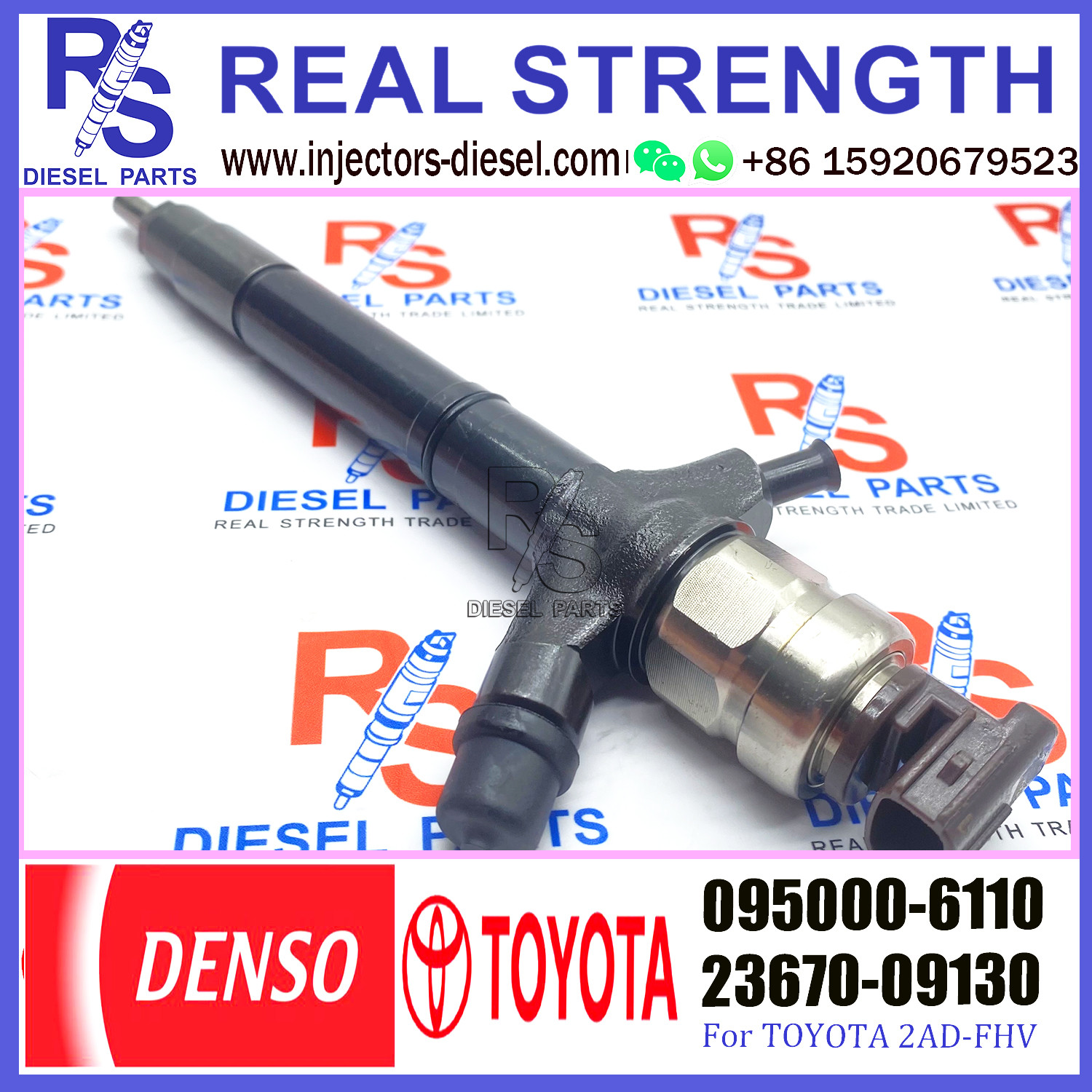 REFONE 8000-100-0008 095000-2130 095000-6110 98281611 diesel injectors for ISUZU NPR-HD