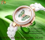 WHOLESALE CERAMIC STRAP ALLOY CASE QUARTZ WATCHES LADIES WATCH