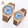 Buy cheap Christmas Gift Minimalist Leather Watch Made Of Wood Custom Dials from wholesalers