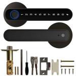 Password Fingerprint Smart Door Lock Aluminium Alloy Tuya TTLock Smartphone